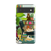 Google Tough Case -  Cat Library By Katherine Quinn