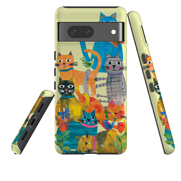 Google Tough  Case - Cat Party By Tracey English