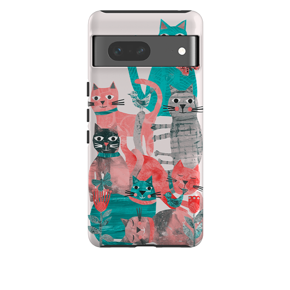 Google Tough  Case - Cat Party II By Tracey English