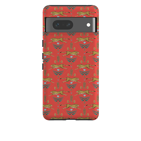 Google Tough Case -  Cheetah Red By Catherine Rowe