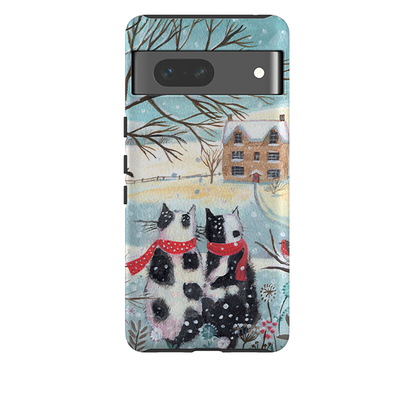 Google Tough Case - Christmas Cats By Mary Stubberfield