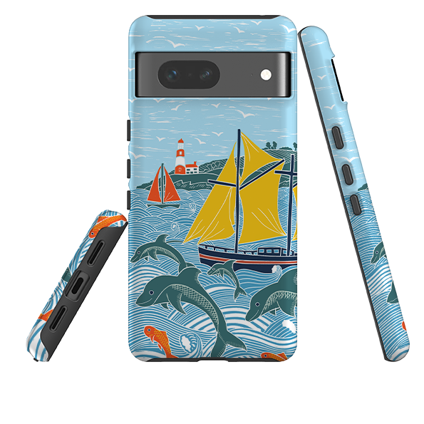 Google Tough  Case - Dolphins By Kate Heiss