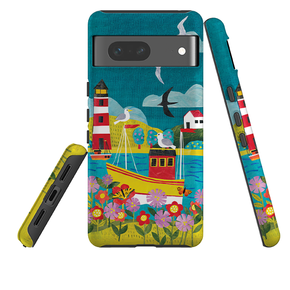 Google Tough  Case - Fishing Boat By Tracey English