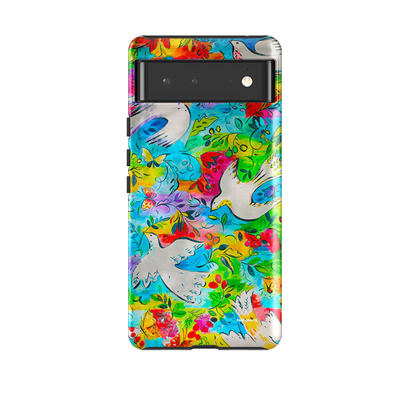 Google Tough Case -  Flying Doves By Sarah Campbell
