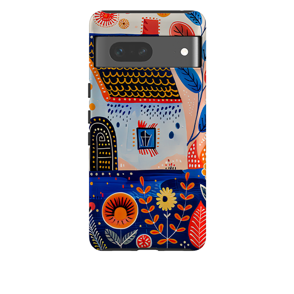 Google Tough Case - Folk Art House VIII