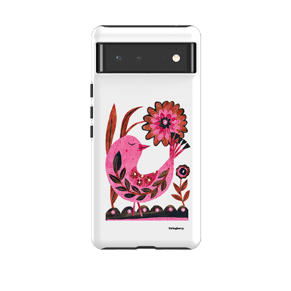 Google Tough Case – Folk Floral Bird von Tracey English