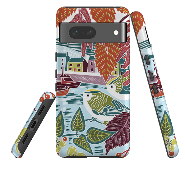 Google Tough  Case - Goldcrests Harbour By Kate Heiss