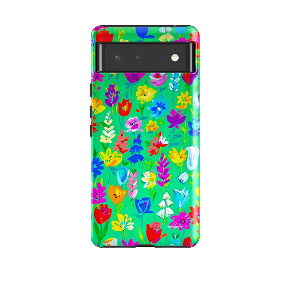 Google Tough Case -  Green Garden By Sarah Campbell