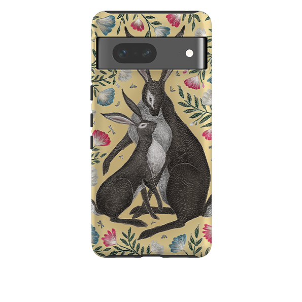 Google Tough Case -  Mother and Baby Hare By Catherine Rowe
