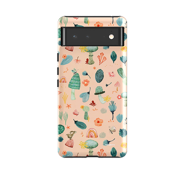 Google Tough Case - Pilzwelt Rosa Von Katherine Quinn