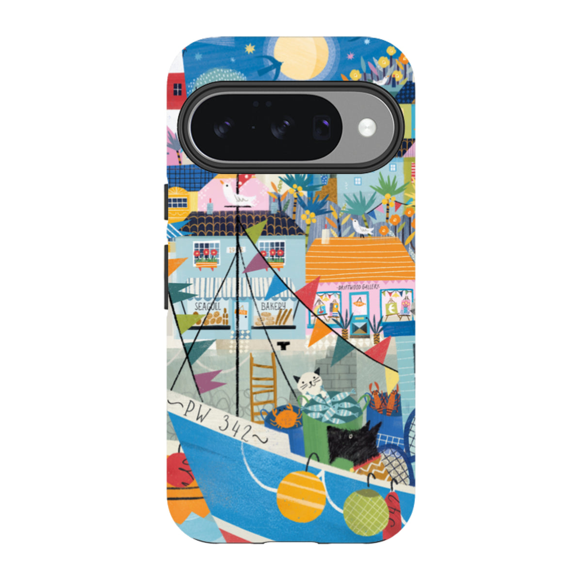 Google Tough Case - Night Harbour 2 By Ali Brookes