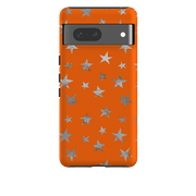Google Tough Case - Orange and Silver Stars