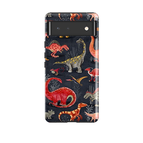Google Tough Case -  Parisian Dinosaurs By Katherine Quinn