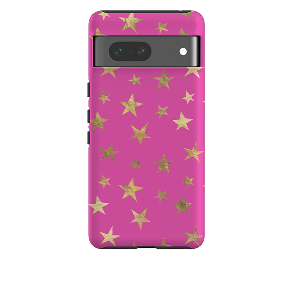 Google Tough Case - Pink and Gold Stars