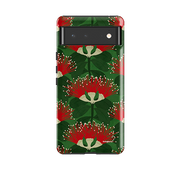 Google Tough Case -  Pohutukawa Green And Red By Katherine Quinn