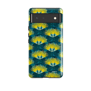 Google Tough Case -  Pohutukawa Yellow And Blue By Katherine Quinn