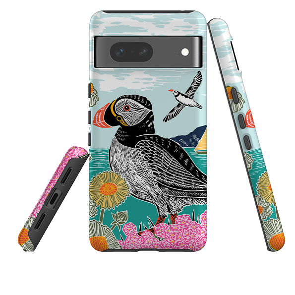 Google Tough  Case - Proud Puffin By Kate Heiss