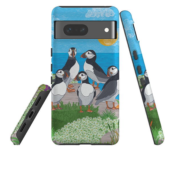 Google Tough Case - Puffins By Natalie Pedetti Prack