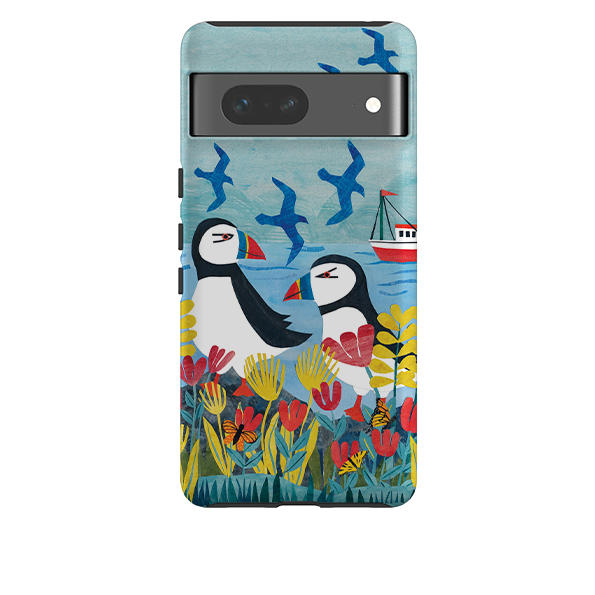 Google Tough  Case - Puffins By Tracey English