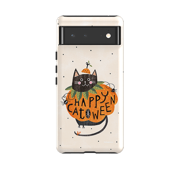 Google Tough Case -  Pumpkin Cats By Ali Brookes