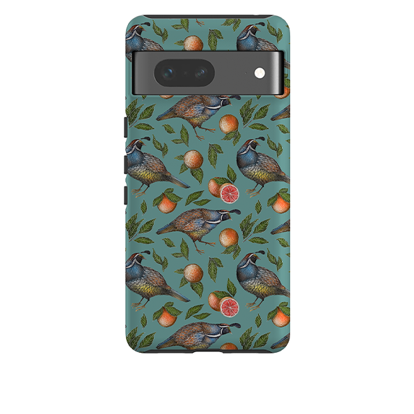 Google Tough Case -  Quails Pattern By Catherine Rowe