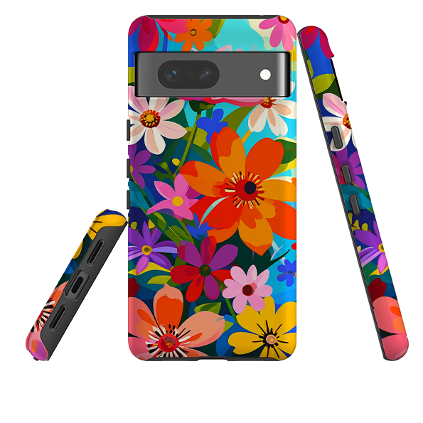 Google Tough Case - Rainbow Floral