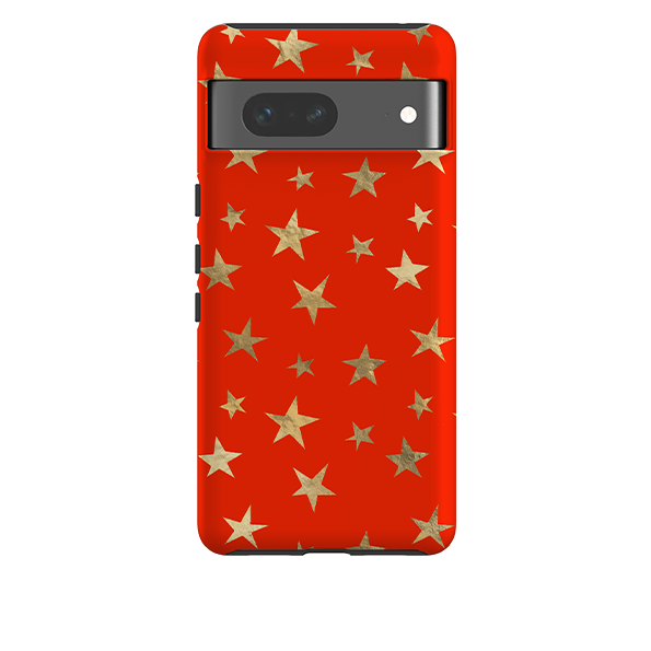 Google Tough Case - Red and Gold Stars