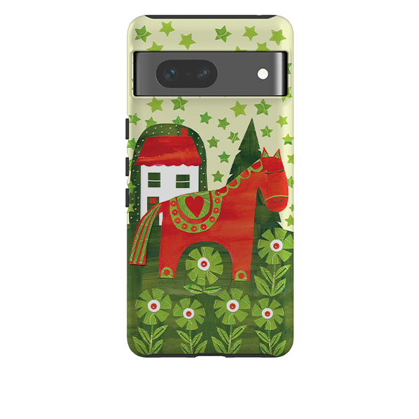 Google Tough Case - Red Dala Horse By Tracey English