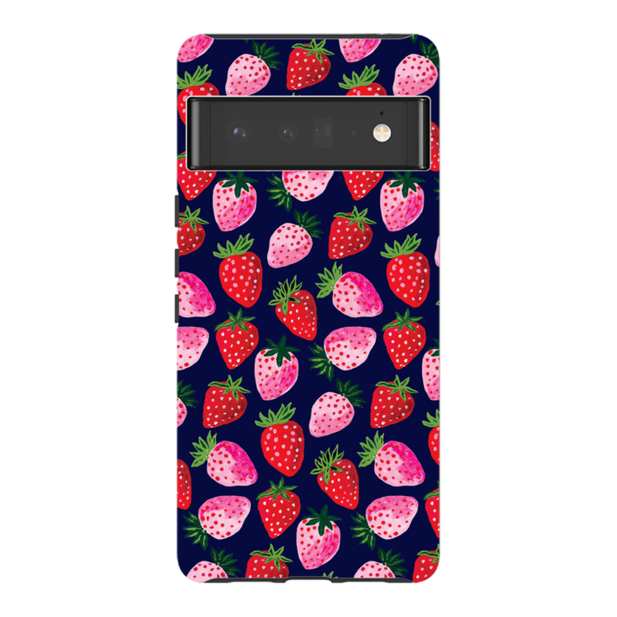 Google Tough Case - Strawberry Scatter Navy By Emma Frances Grant