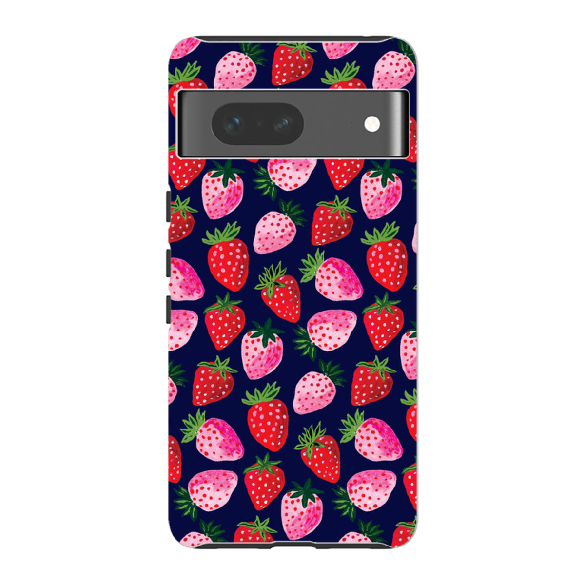 Google Tough Case - Strawberry Scatter Navy By Emma Frances Grant