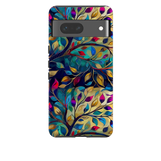 Google Tough Case - Teal Leaves