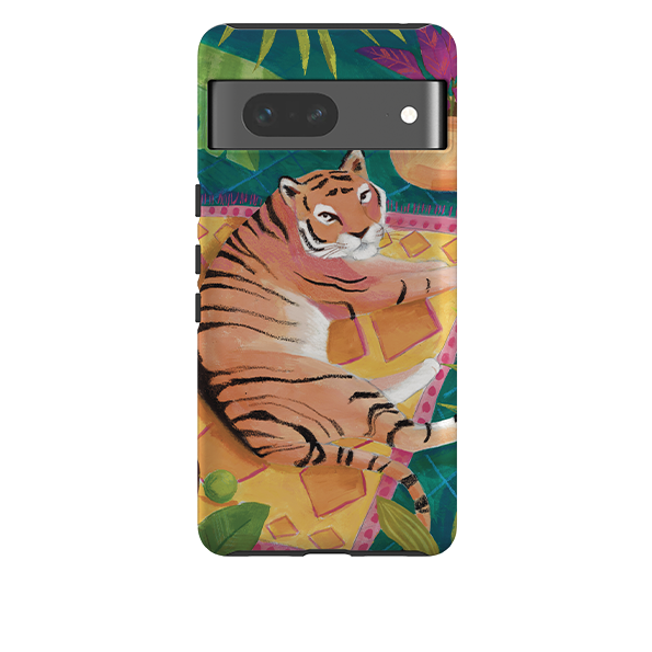 Google Tough Case -  Tiger In Palms By Bex Parkin