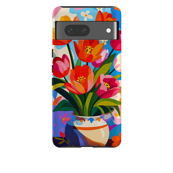 Google Tough Case - Tulip Pot Floral