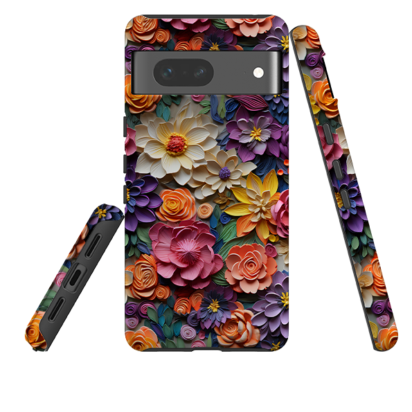 Google Tough Case -Violet Floral