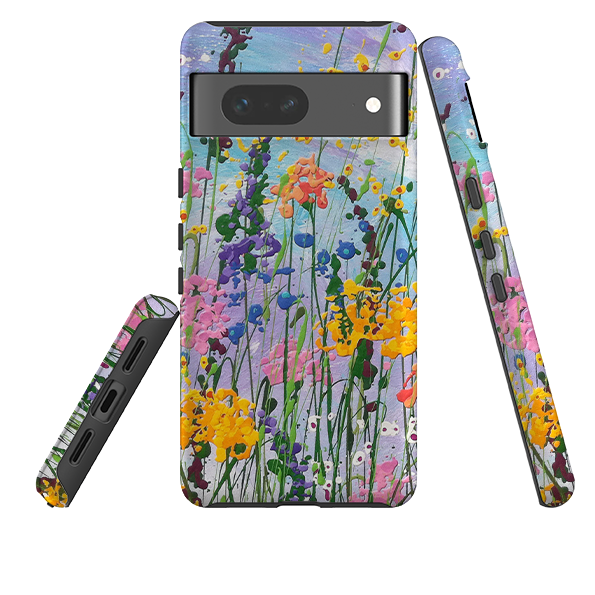 Google Tough Case -  Wildflowers At Play By Linda Calvert Jacobson
