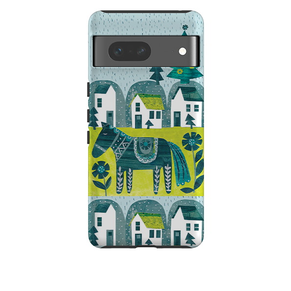 Google Tough Case - Winter Dala Horse By Tracey English