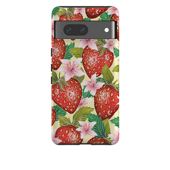 Google Tough Case -  Yellow Strawberries By Catherine Rowe