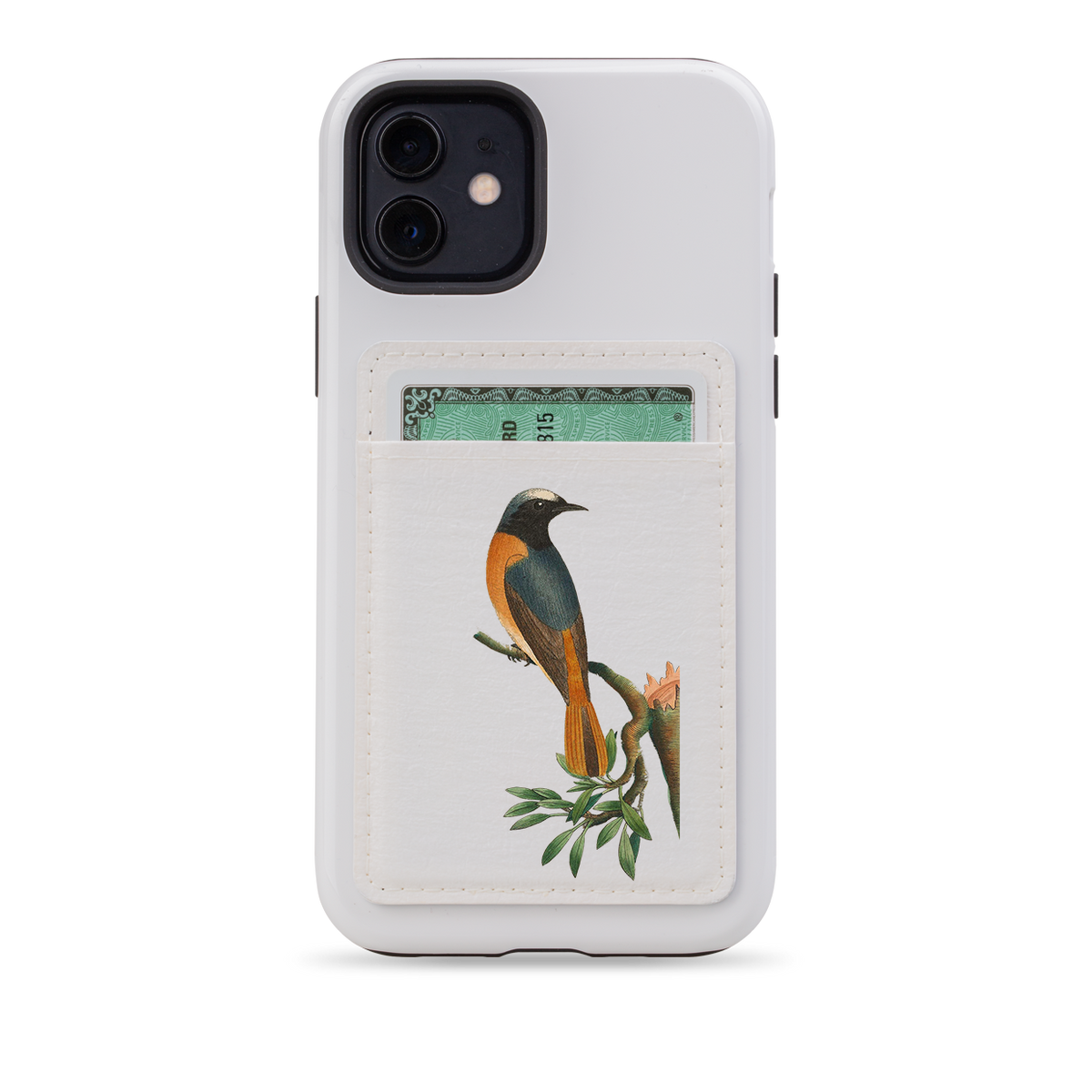 Gorgeous Bird MagSafe Wallet- White