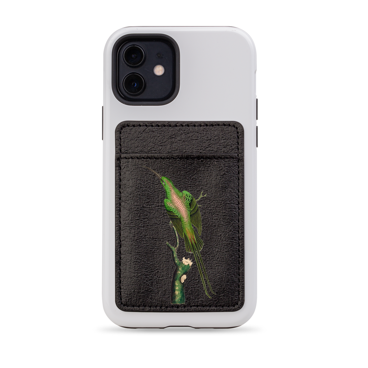Green Bird MagSafe Wallet- Black