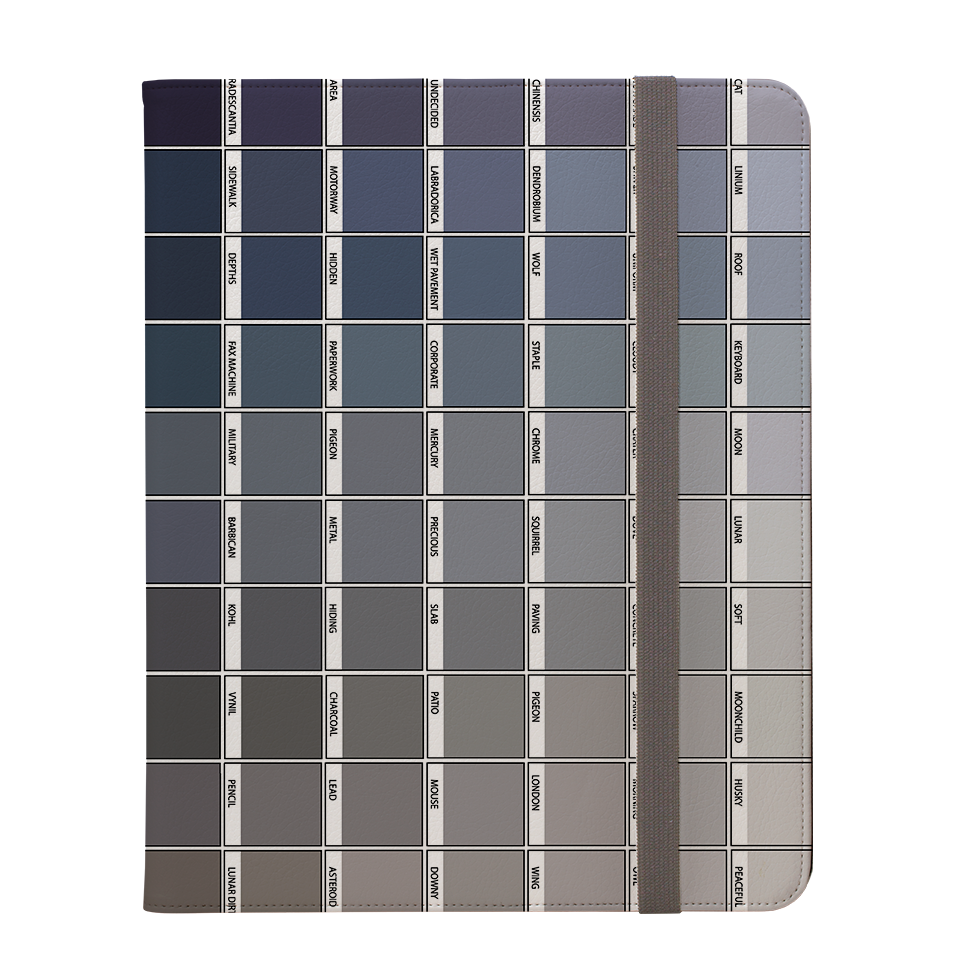 Grey Chromology By Kitty Joseph iPad pro Case