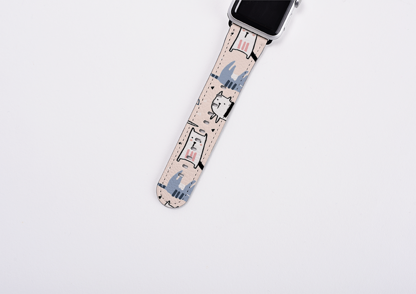 Happy Cat Apple Watch Strap