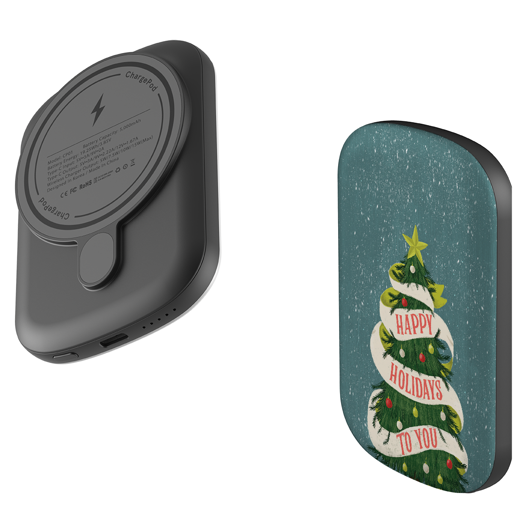 MagSafe Power Bank - Happy Holidays By Abby Jacobs