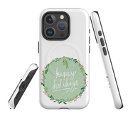 iPhone MagSafe Tough Case -  Happy Holidays By Katherine Quinn