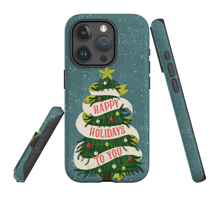 iPhone Tough Case - Happy Holidays By Abby Jacobs