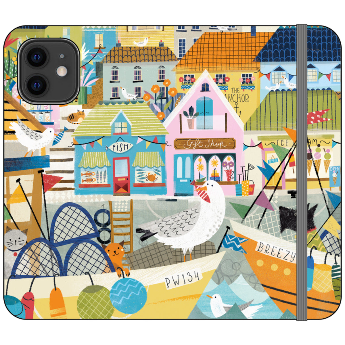 Harbour Wallet Case By Ali Brookes