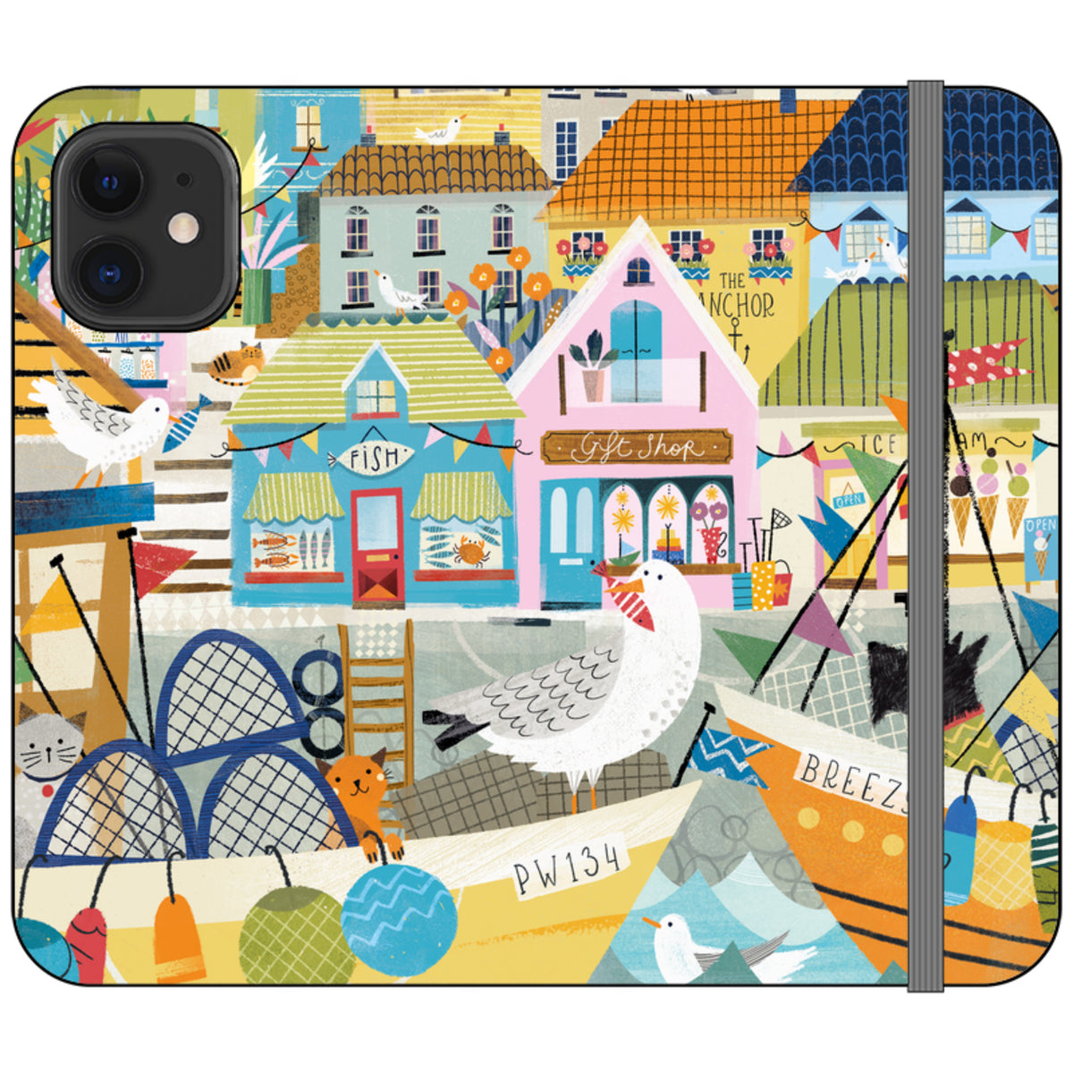 Harbour Wallet Case By Ali Brookes