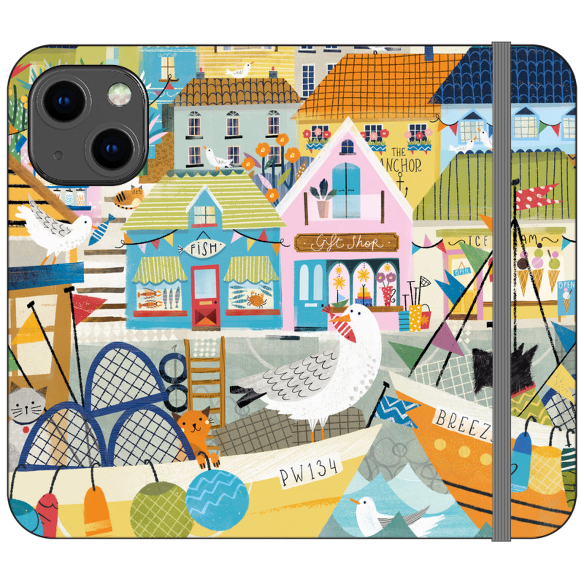 Harbour Wallet Case By Ali Brookes