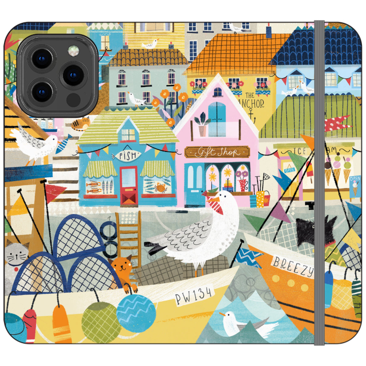 Harbour Wallet Case By Ali Brookes