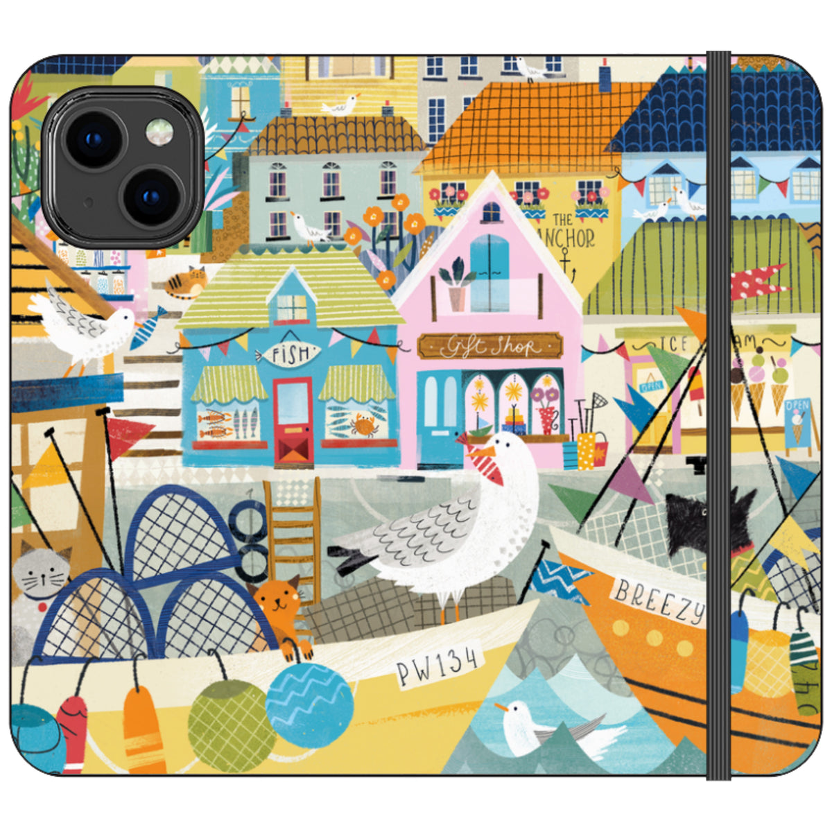 Harbour Wallet Case By Ali Brookes