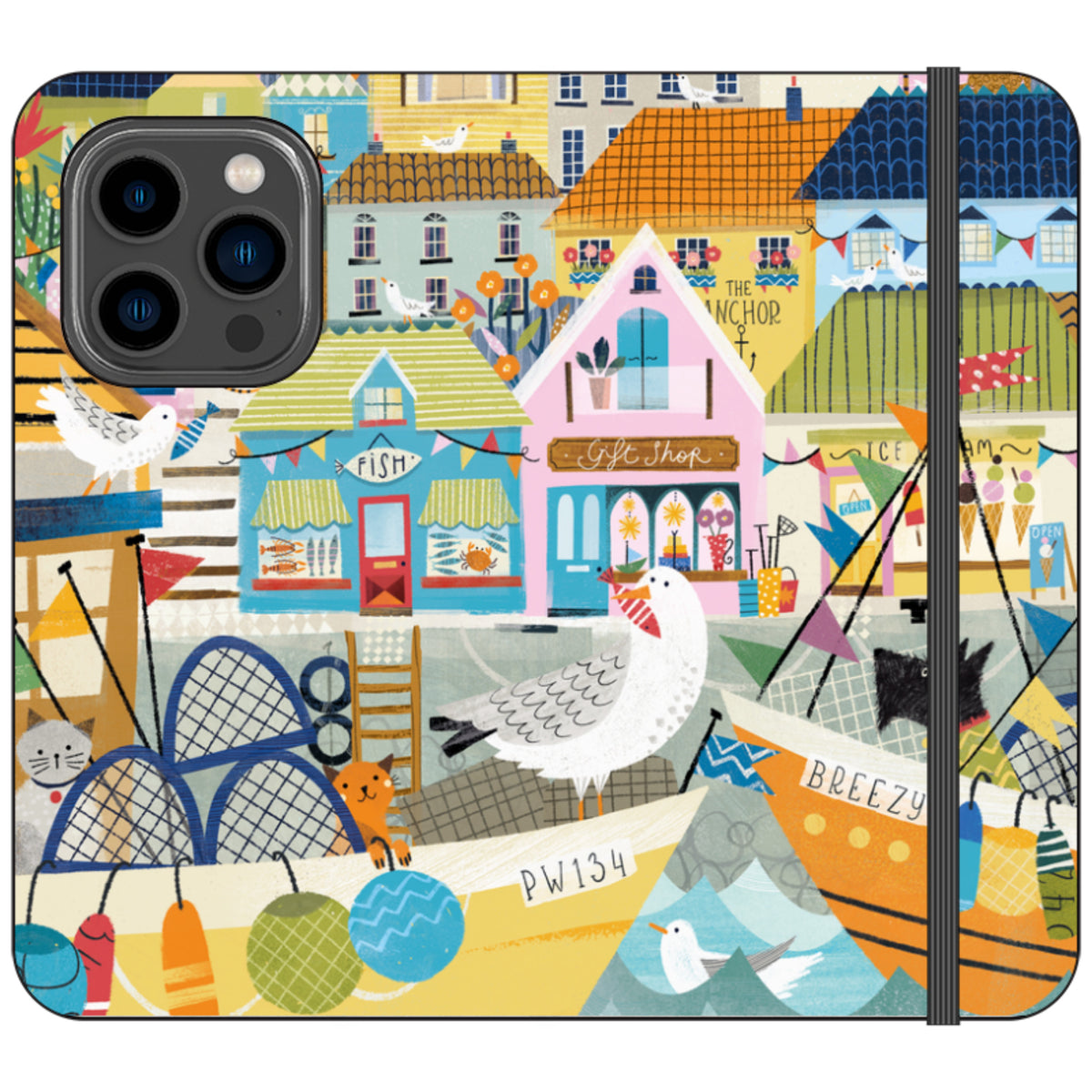 Harbour Wallet Case By Ali Brookes